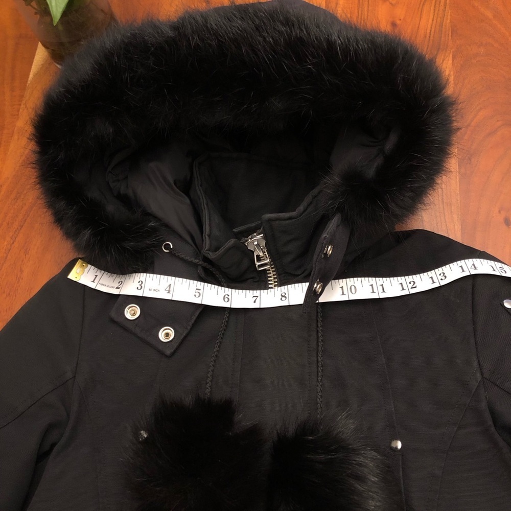 Moose Knuckles Original Stirling Parka Black Down Winter Coat Outerwear Jacket. - Picture 14 of 16